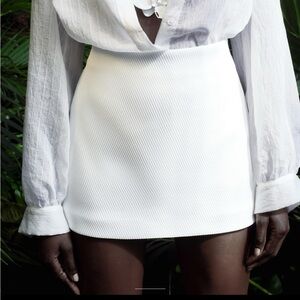 Zara White Skort Medium